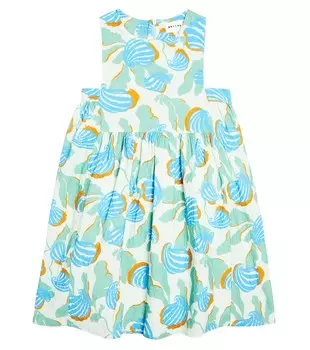 Платье ury из хлопка с принтом Morley, синий