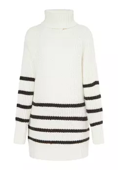 Платье usha BLUE LABEL Strickpullover, белый