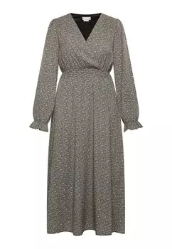 Платье Usha, черный/белый