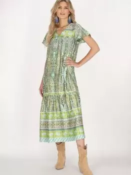 Платье Usha, зеленый