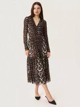 Платье valdora с животным принтом Soaked In Luxury, разноцветный