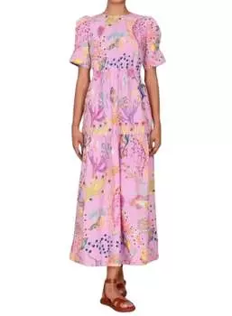 Платье Валерия в цвете морской орхидеи BANJANAN, цвет marine orchid