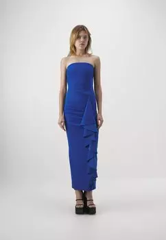 Платье Vaquero WAL G. POLLY RUFFLE, синий электрик