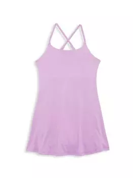 Платье Venus с перекрестной спиной для девочки KatieJ NYC, фиолетовый