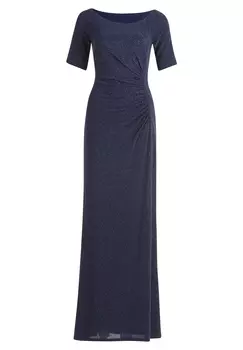 Платье Vera Mont Abend mit Raffung, темно-синий/черный