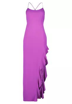 Платье Vera Mont Abend mit Volant, цвет Shiny Grape