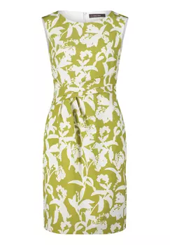 Платье Vera Mont Cocktail figurbetont, цвет Green/White