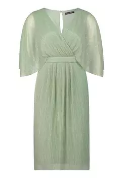 Платье Vera Mont Cocktail im Glitzer Look, цвет Green/Silver