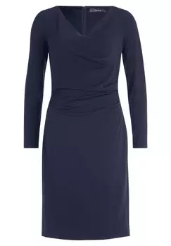 Платье Vera Mont Cocktail mit V Ausschnitt, цвет Night Sky