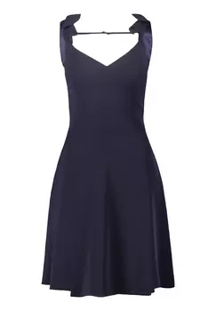 Платье Vera Mont Cocktail mit Volant, цвет Night Sky