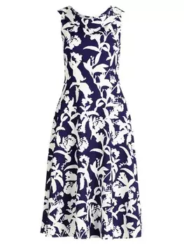 Платье Vera Mont, темно-синий