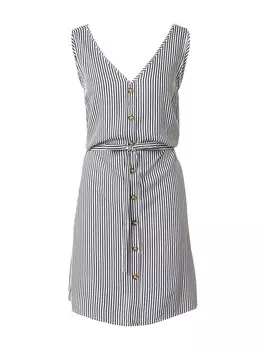 Платье VERO MODA Bumpy, черный/белый