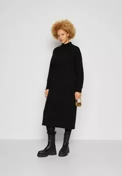 Платье Vero Moda Curve VMCKADEN HIGHNECK CALF DRESS, черный