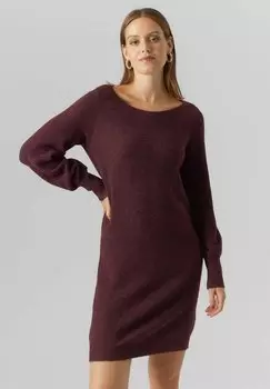 Платье Vero Moda, цвет winetasting