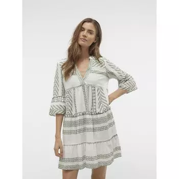 Платье Vero Moda Dicthe 3/4 Sleeve, белый