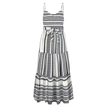 Платье Vero Moda Dicthe Ancle Sleveless Long, Разноцветный
