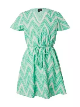 Платье VERO MODA DICTHE, цвет Emerald/Pastel green