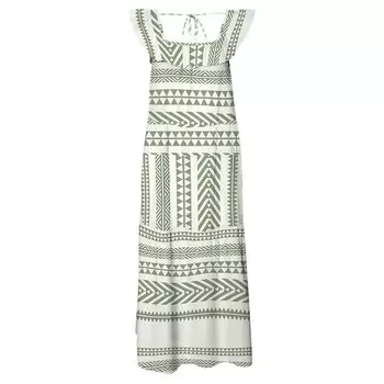 Платье Vero Moda Dicthe Sleveless Long, зеленый