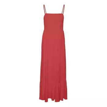 Платье Vero Moda Easy Joy Smock long, красный