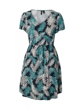 Платье Vero Moda EASY JOY, темно-синий/бирюзовый