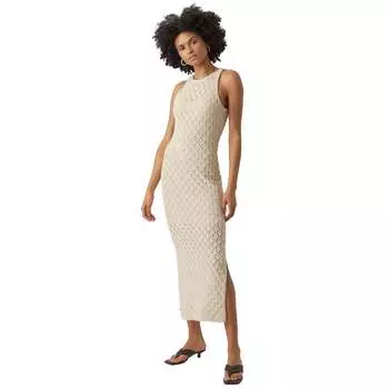 Платье Vero Moda Evelyn Aware Long, бежевый