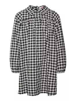 Платье Vero Moda Girl Checksy, черный