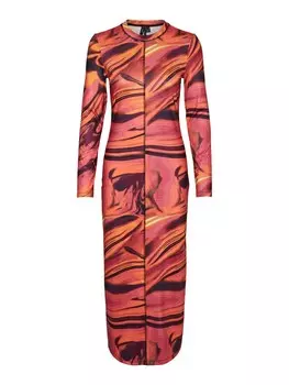 Платье VERO MODA Gitte, цвет Orange/Coral