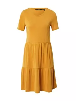 Платье VERO MODA, горчица