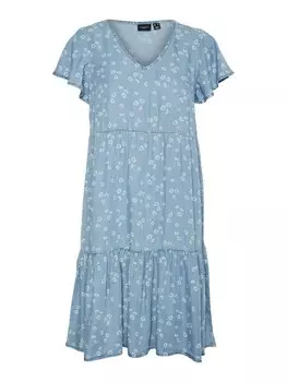 Платье Vero Moda HARPER, синий джинсовый