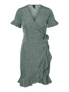 Платье VERO MODA Henna, темно-зеленый