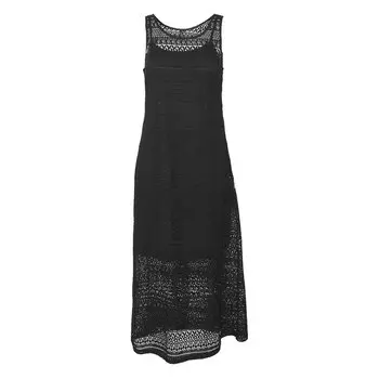 Платье Vero Moda Honey Lace Long, черный