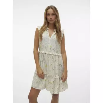 Платье Vero Moda Josie Sleeveless Short, бежевый