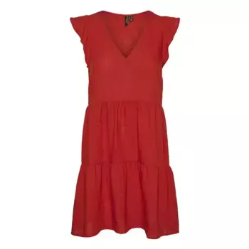 Платье Vero Moda Kita Midi, красный