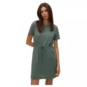 Платье Vero Moda Luna short sleeve short, зеленый