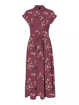 Платье Vero Moda, малиновый