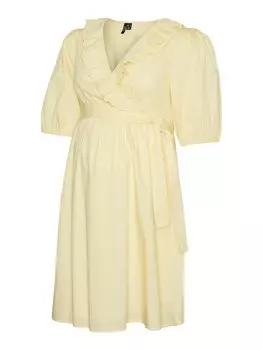 Платье Vero Moda Maternity Dress Ollie, пастельно-желтый