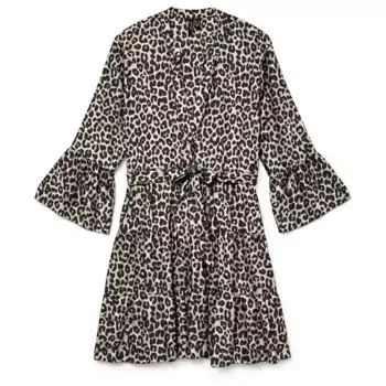 Платье Vero Moda Melba 3/4 sleeve short, коричневый