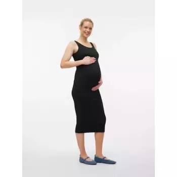 Платье Vero Moda Misa Seamless Maternity midi, черный
