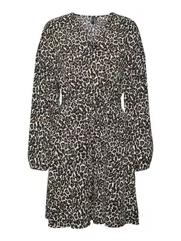 Платье VERO MODA NAJA, бежевый