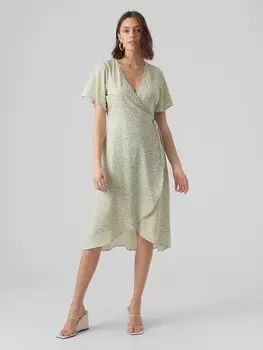 Платье Vero Moda Saki, пастельно-зеленый