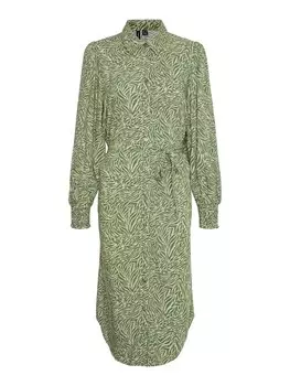 Платье Vero Moda SARA, цвет Pastel Green/Dark Green