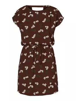 Платье VERO MODA Sasha Bali, коричневый