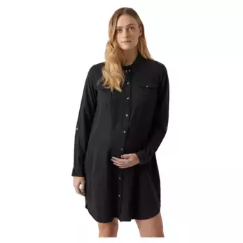 Платье Vero Moda Sigga Maternity long sleeve, черный
