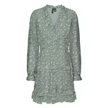 Платье Vero Moda Smilla Midi, зеленый