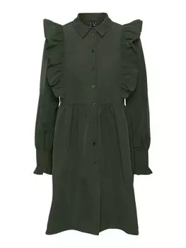 Платье Vero Moda, темно-зеленый