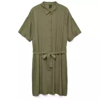 Платье Vero Moda Thea short sleeve short, зеленый