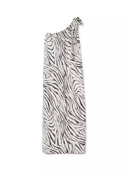 Платье VERO MODA VMDora, черный/белый