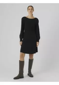 Платье Vero Moda VMFLAVOR LS ABK GA EXC, черный