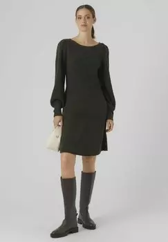 Платье Vero Moda VMFLAVOR LS ABK GA EXC, цвет peat