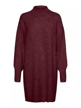 Платье VERO MODA VMLEFILE, бордовый